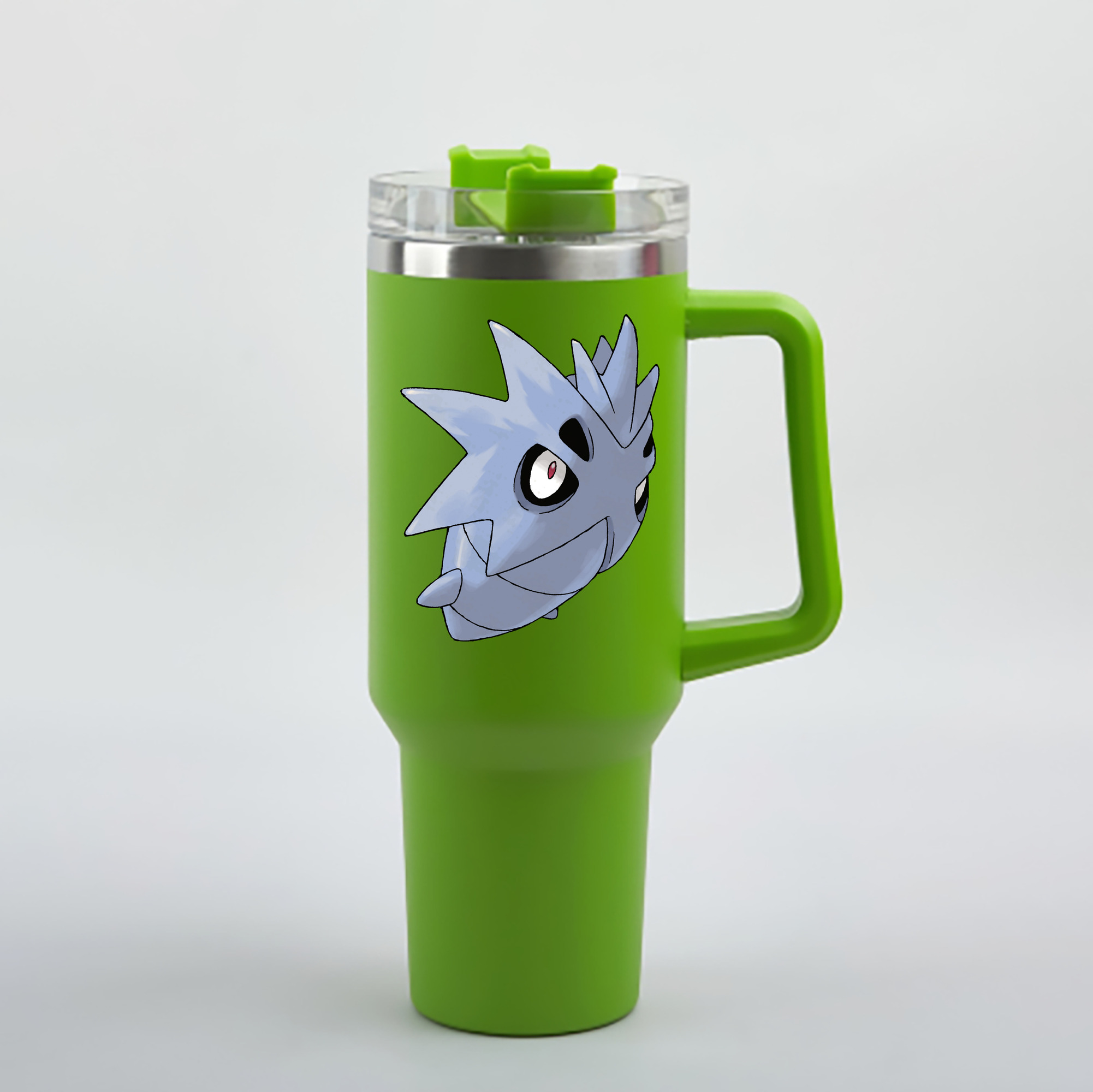 （画像用） ポケットモンスター Pokémon 1200mL車用タンブラー - クリスタルステッカー（プラスチックストロー付き）